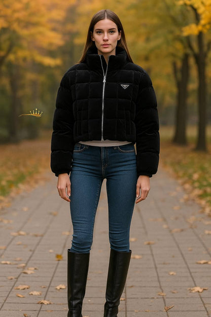 imported matte fabric jacket