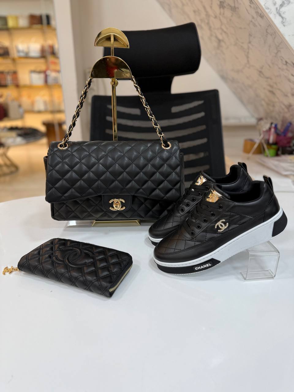 CHNL BAG,SHOES,WALET Combine