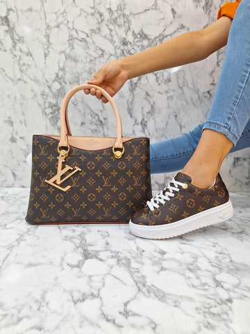 L.V. Bag Shoes Set